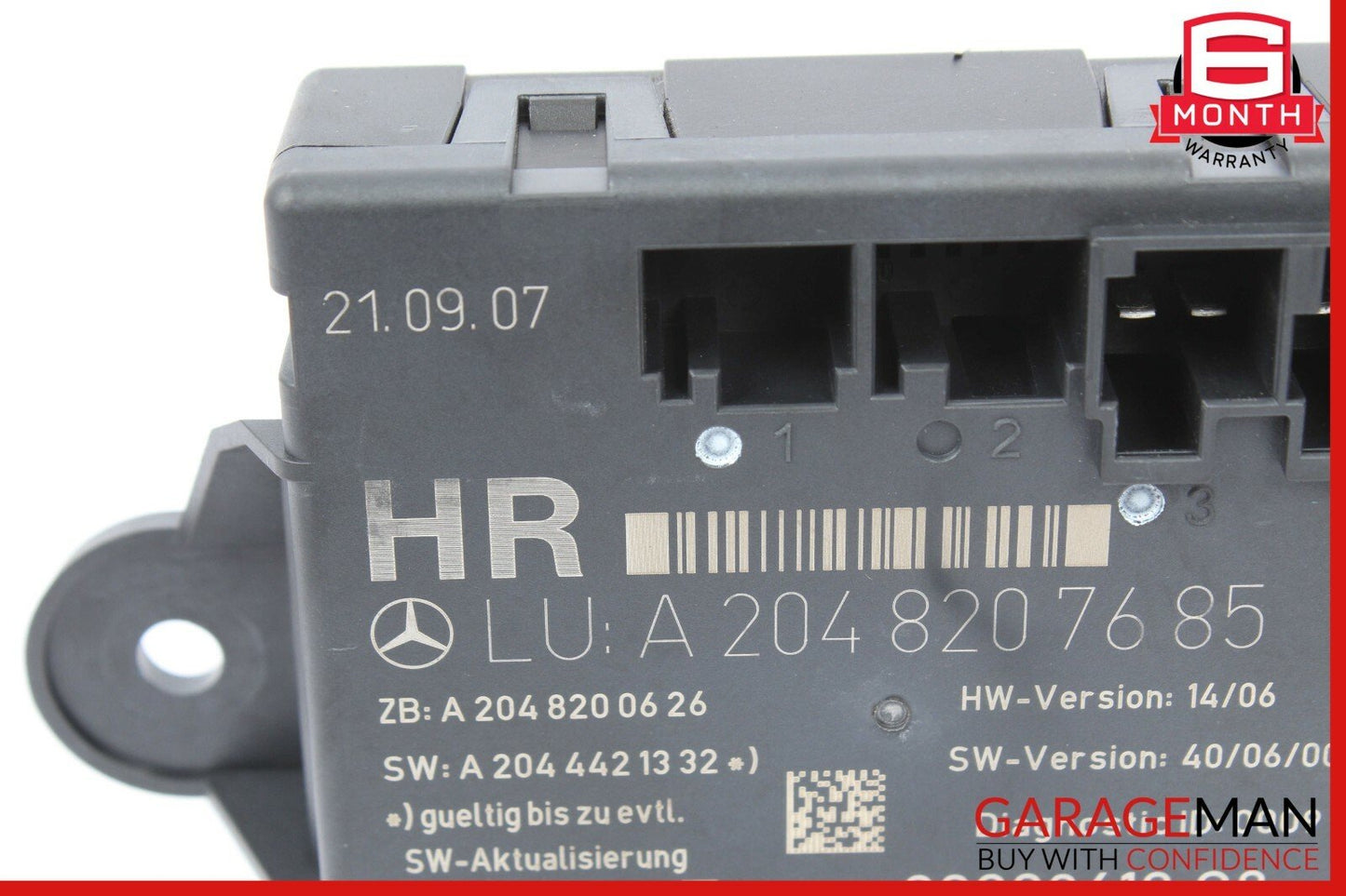 08-11 Mercedes W204 C300 C350 Rear Right Passenger Side Door Control Module OEM