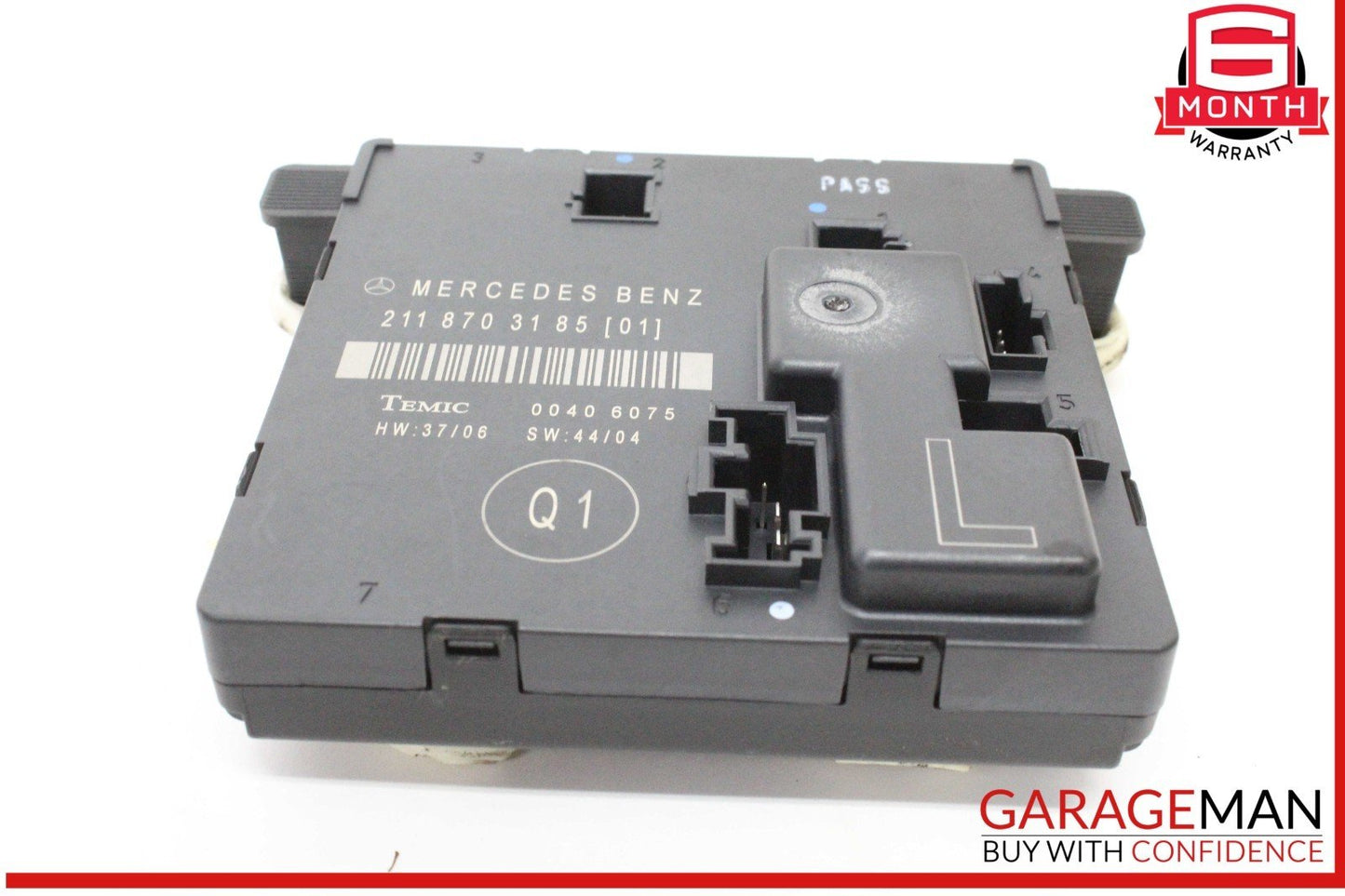 03-09 Mercedes-Benz W211 E350 Rear Left Door Control Module 2118703185 Genuine
