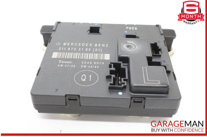 03-09 Mercedes-Benz W211 E350 Rear Left Door Control Module 2118703185 Genuine