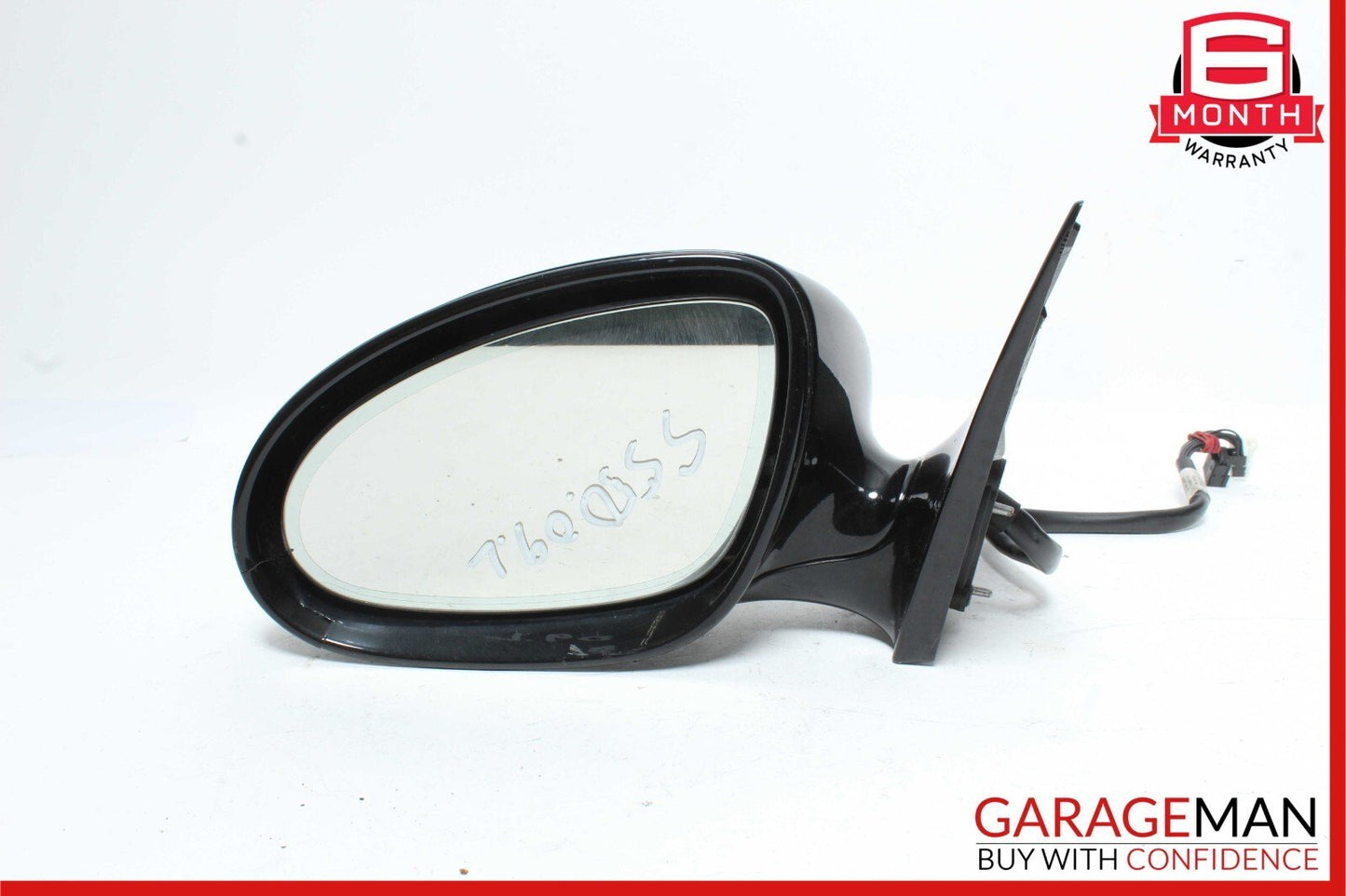 07-09 Mercedes W221 S550 S600 Front Left Side Mirror Door Rear View Black