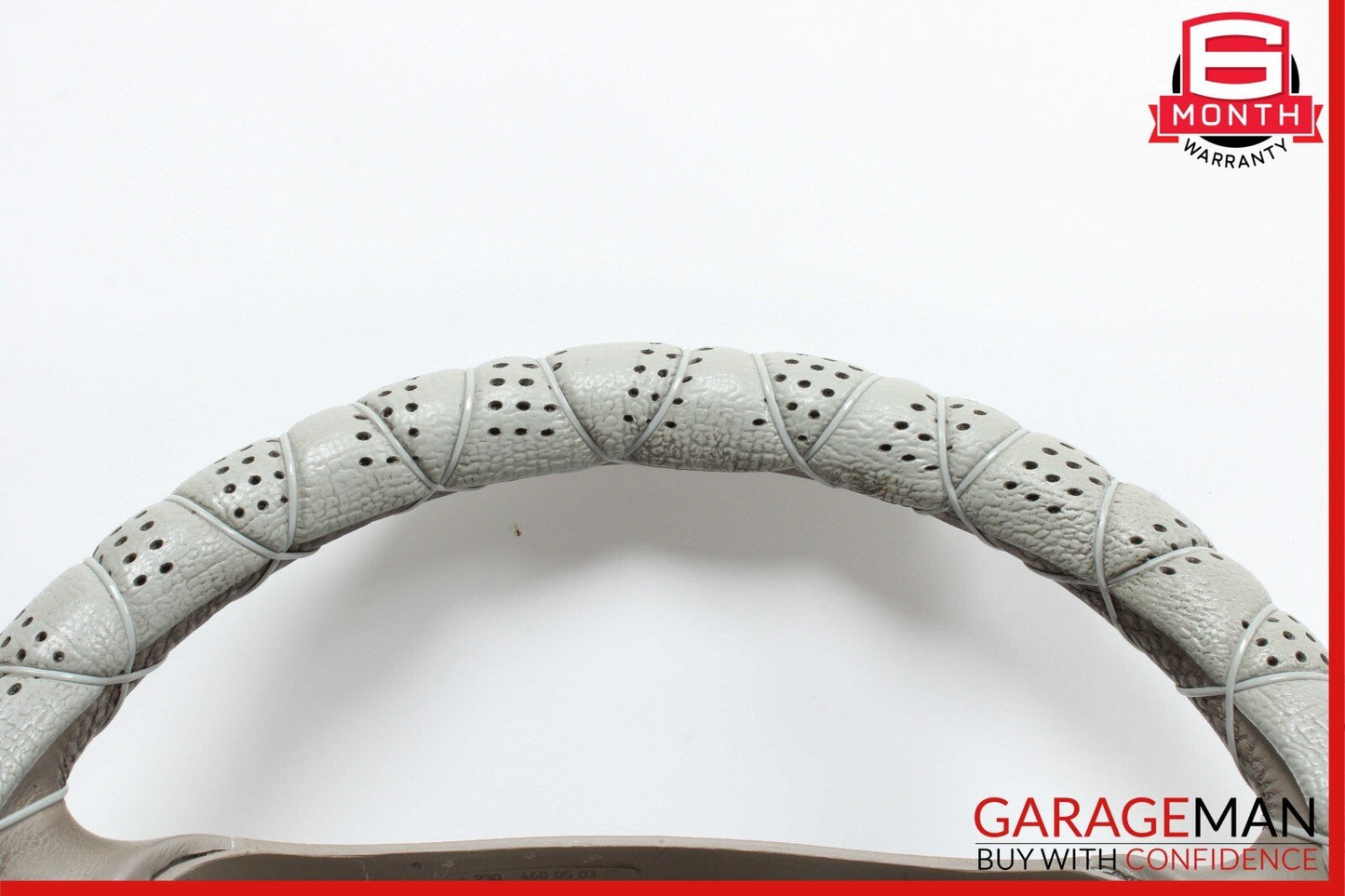 03-09 Mercedes R230 SL500 CLK350 CLK550 4 Spoke Steering Wheel Gray OEM