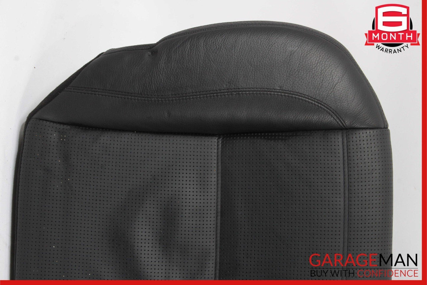08-13 Mercedes W221 S63 AMG Rear Lower Bottom Bench Seat Cushion Cover Black
