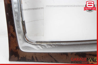 08-15 Mercedes W204 C250 Center Console Shifter Trim Cover Panel Bezel Wood Assy