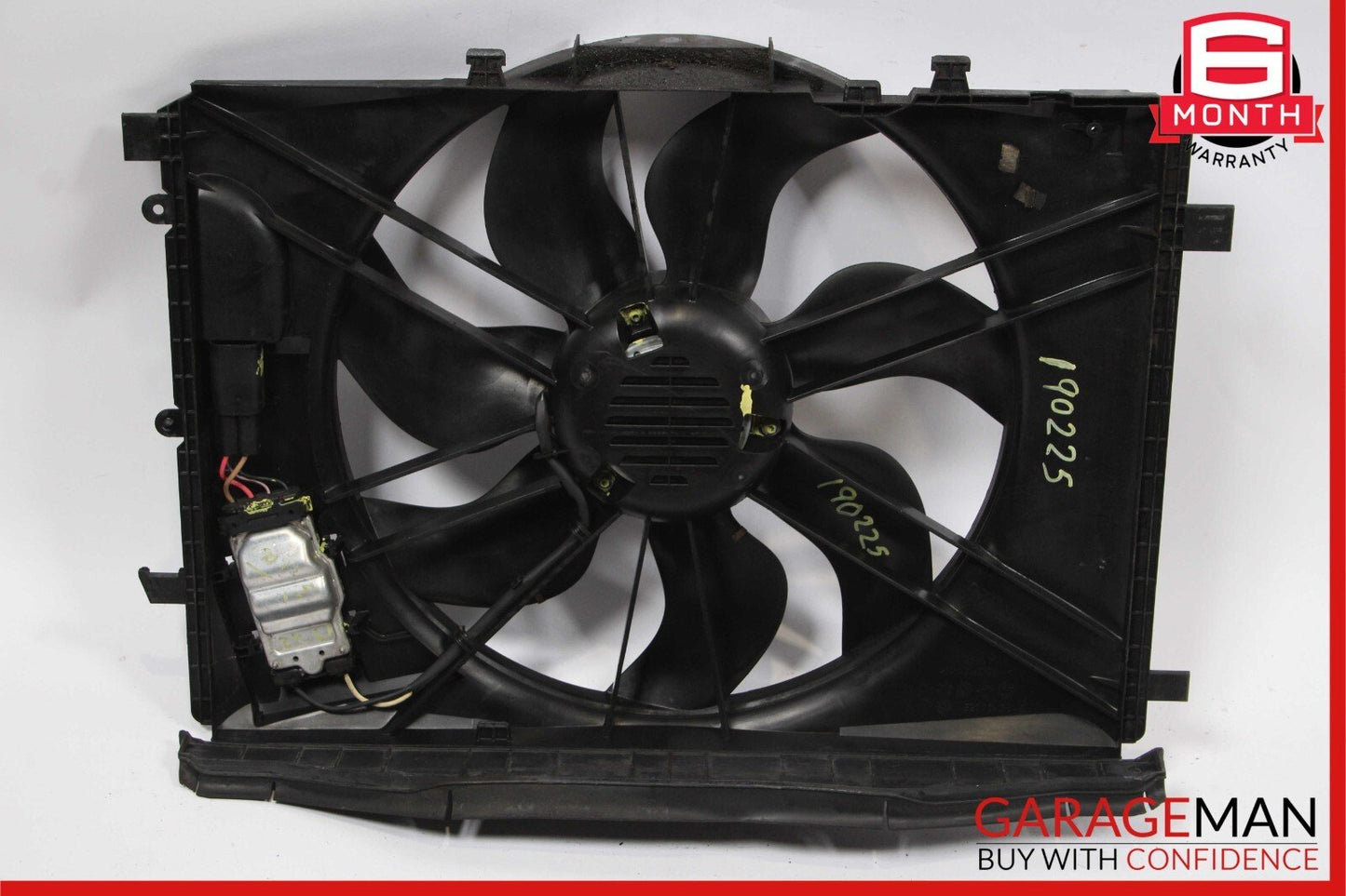 08-18 Mercedes W212 E350 C300 E250 Engine Radiator Cooling Fan Motor Assembly