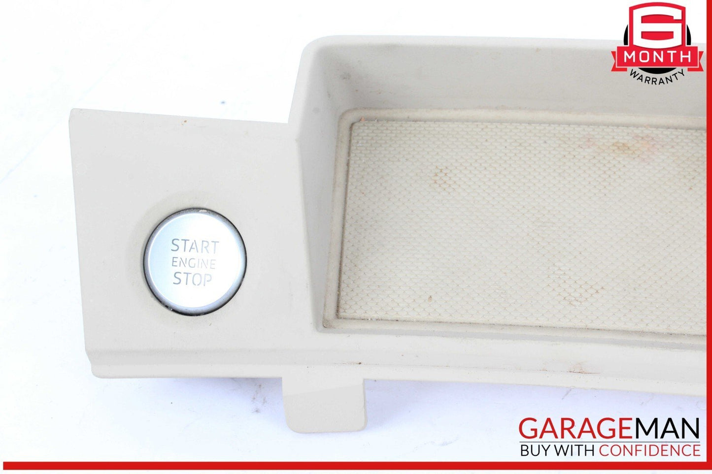 18-24 Audi Q5 Front Center Console Storage Tray Box Cover w/ Start Button OEM