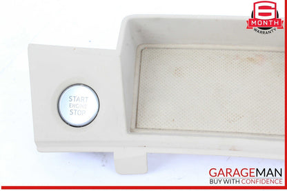 18-24 Audi Q5 Front Center Console Storage Tray Box Cover w/ Start Button OEM