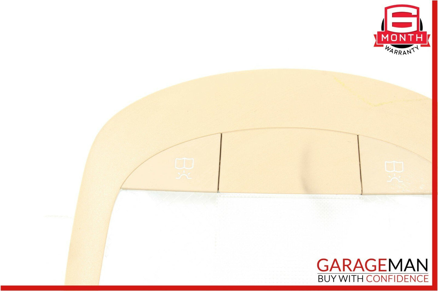 06-12 Mercedes GL450 R350 Rear Overhead Dome Light Lamp Parking Sensor Brown OEM