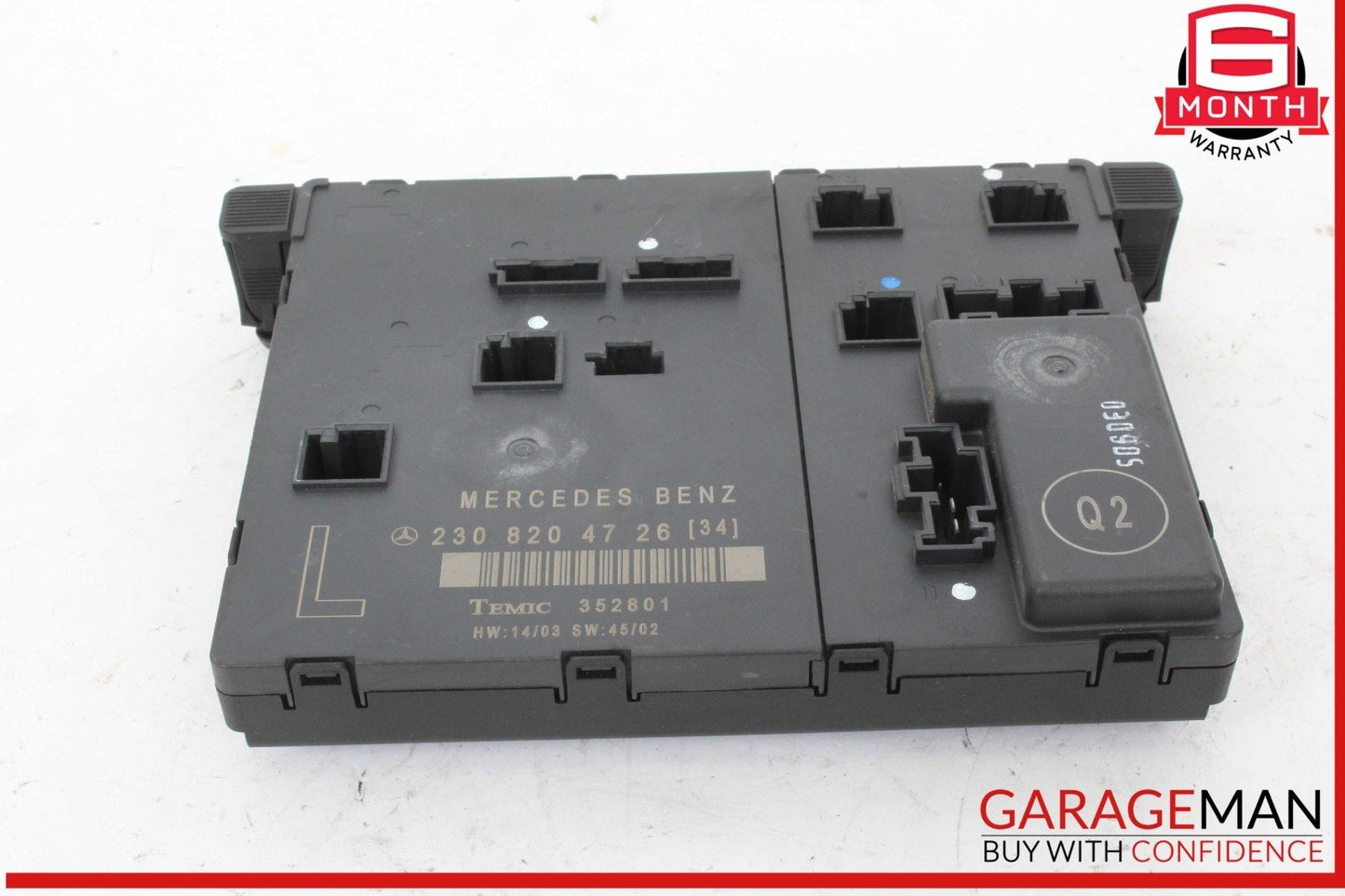 03-12 Mercedes R230 SL500 SL55 AMG Front Left Door Control Module 2308203526 OEM