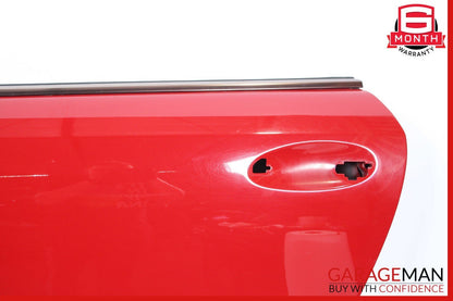03-12 Mercedes R230 SL500 Front Left Side Exterior Door Shell Frame Panel Red