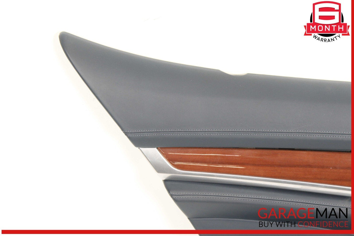 10-16 Porsche Panamera 970 Rear Left Interior Door Panel Leather OEM
