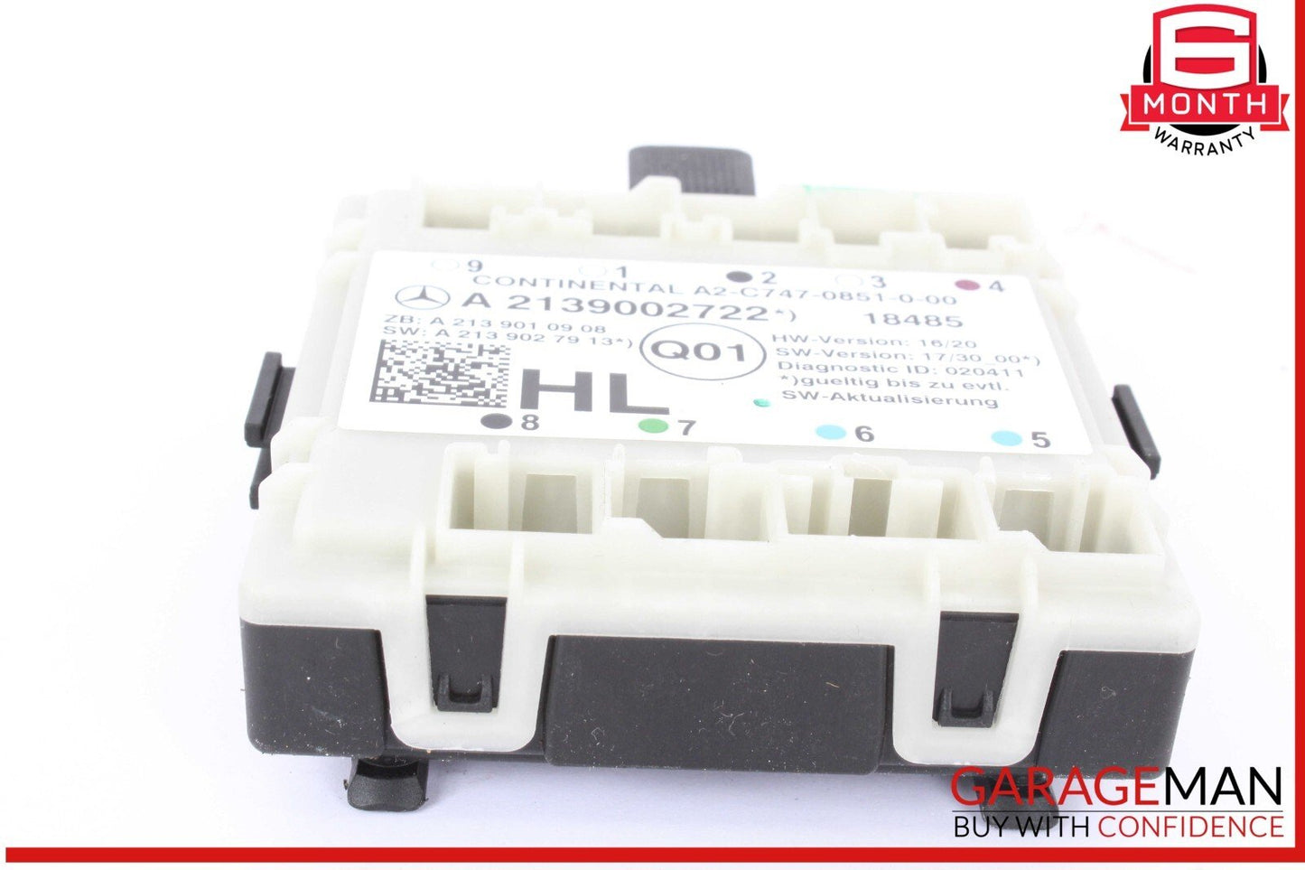 19-23 Mercedes W213 E300 C350 Rear Left Driver Side Door Control Module Unit OEM