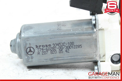 10-16 Mercedes W207 E350 Coupe Rear Right Side Door Window Regulator Motor Unit
