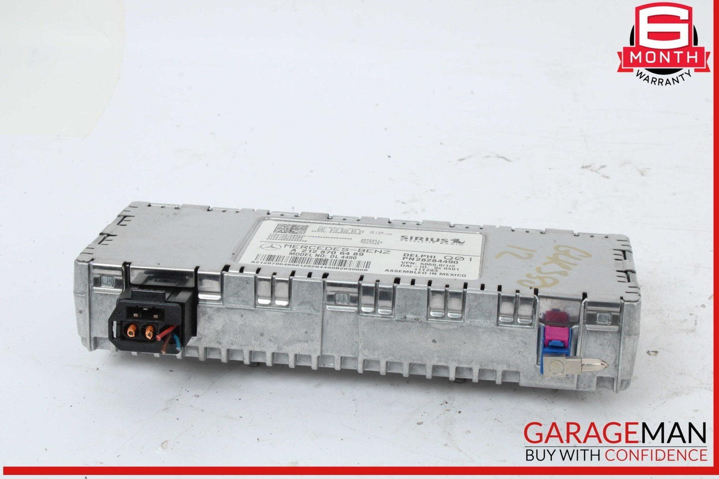 12-14 Mercedes X204 GLK350 C250 Sirius Satellite Radio Receiver 2128706489 OEM