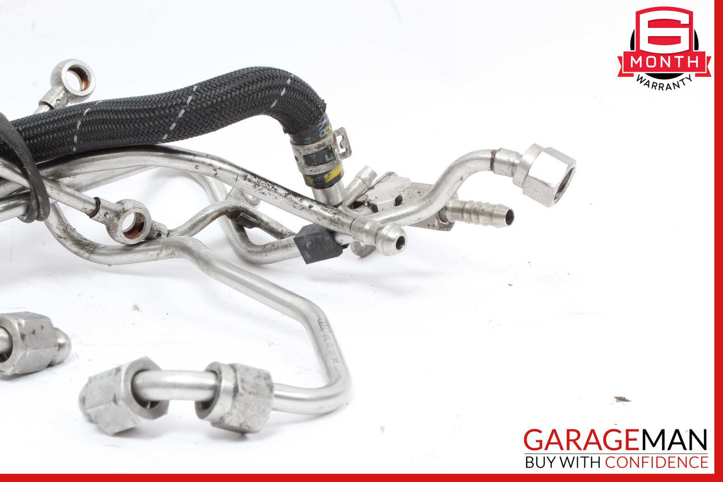 10-15 Audi R8 Fuel Rail Line Pipe Set OEM