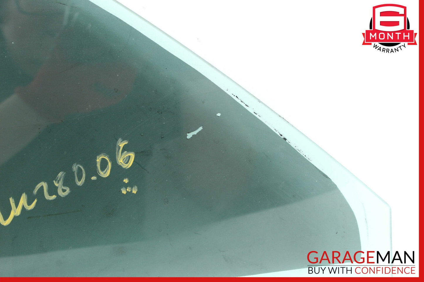 05-11 Mercedes R171 SLK280 Quarter Window Glass Rear Left Driver Side OEM