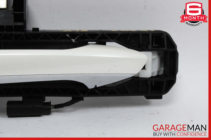 10-15 Mercedes X204 GLK250 Rear Left Side Exterior Door Handle White OEM