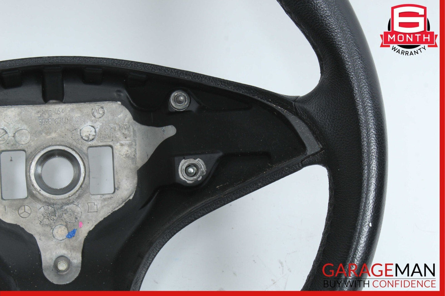 08-12 Mercedes X204 GLK350 C280 C300 3 Spoke Steering Wheel 2044601203 Black OEM