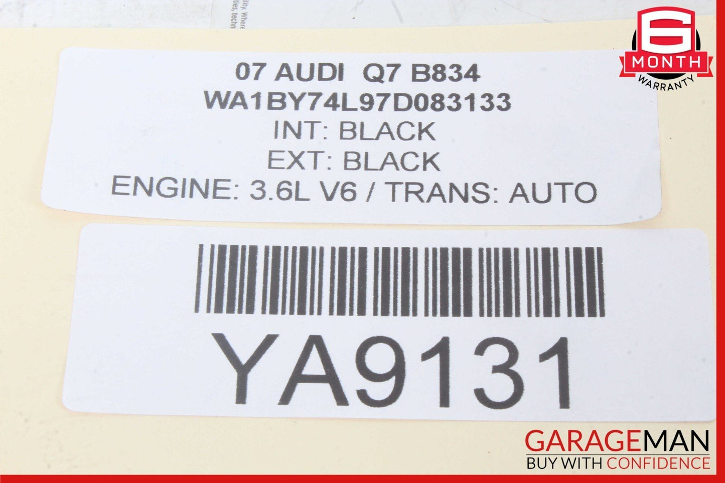 07-09 Audi Q7 Front Right Passenger Side Door Control Module 4L0959792B OEM