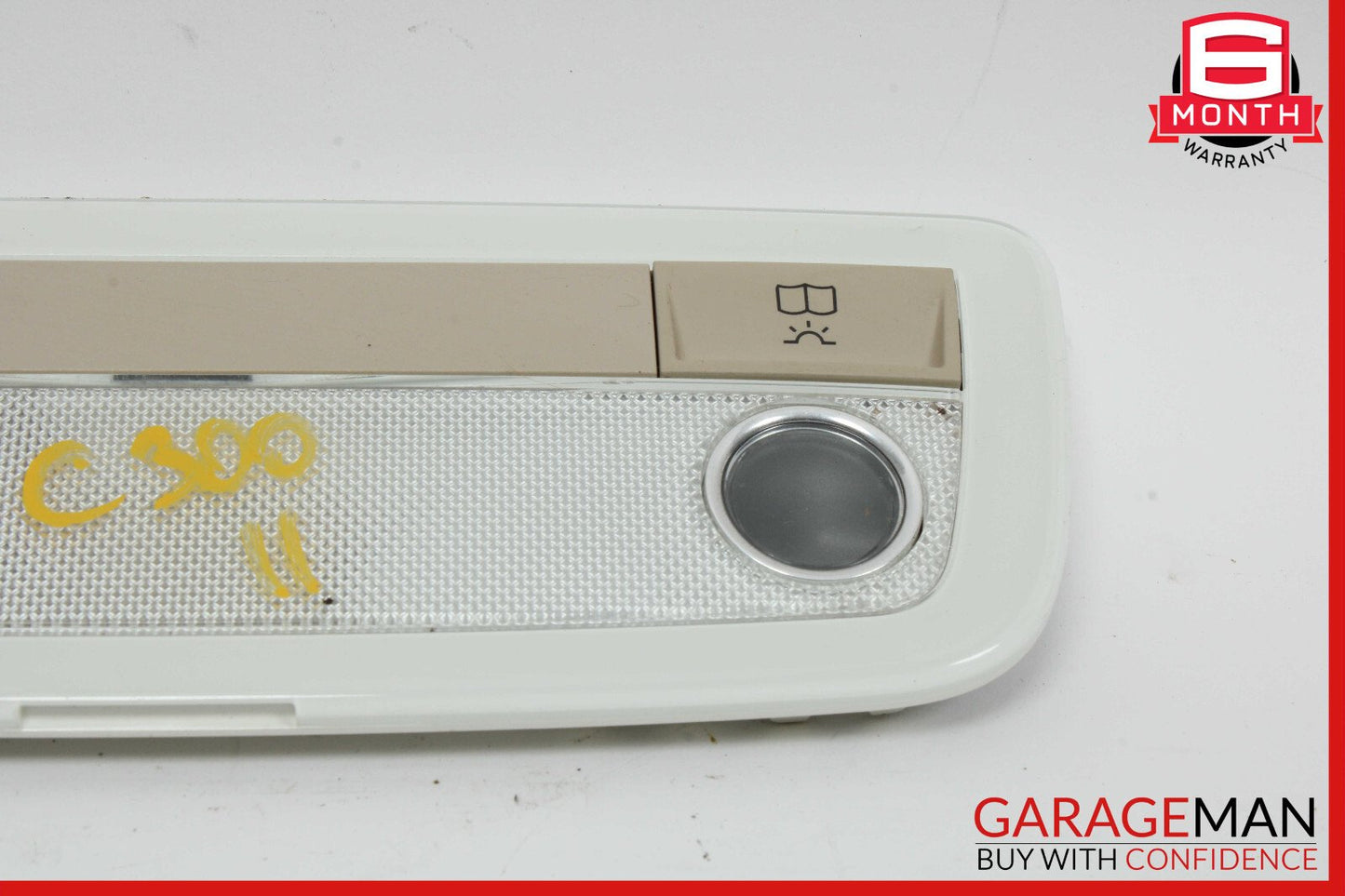 08-21 Mercedes W204 C250 GLK350 Rear Overhead Dome Light Beige 2048204901 OEM