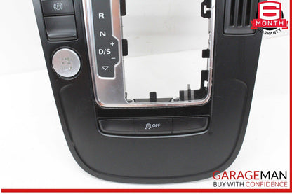 09-16 Audi A5 A4 Front Center Console Shift Trim Shifter Bezel Cover Assembly