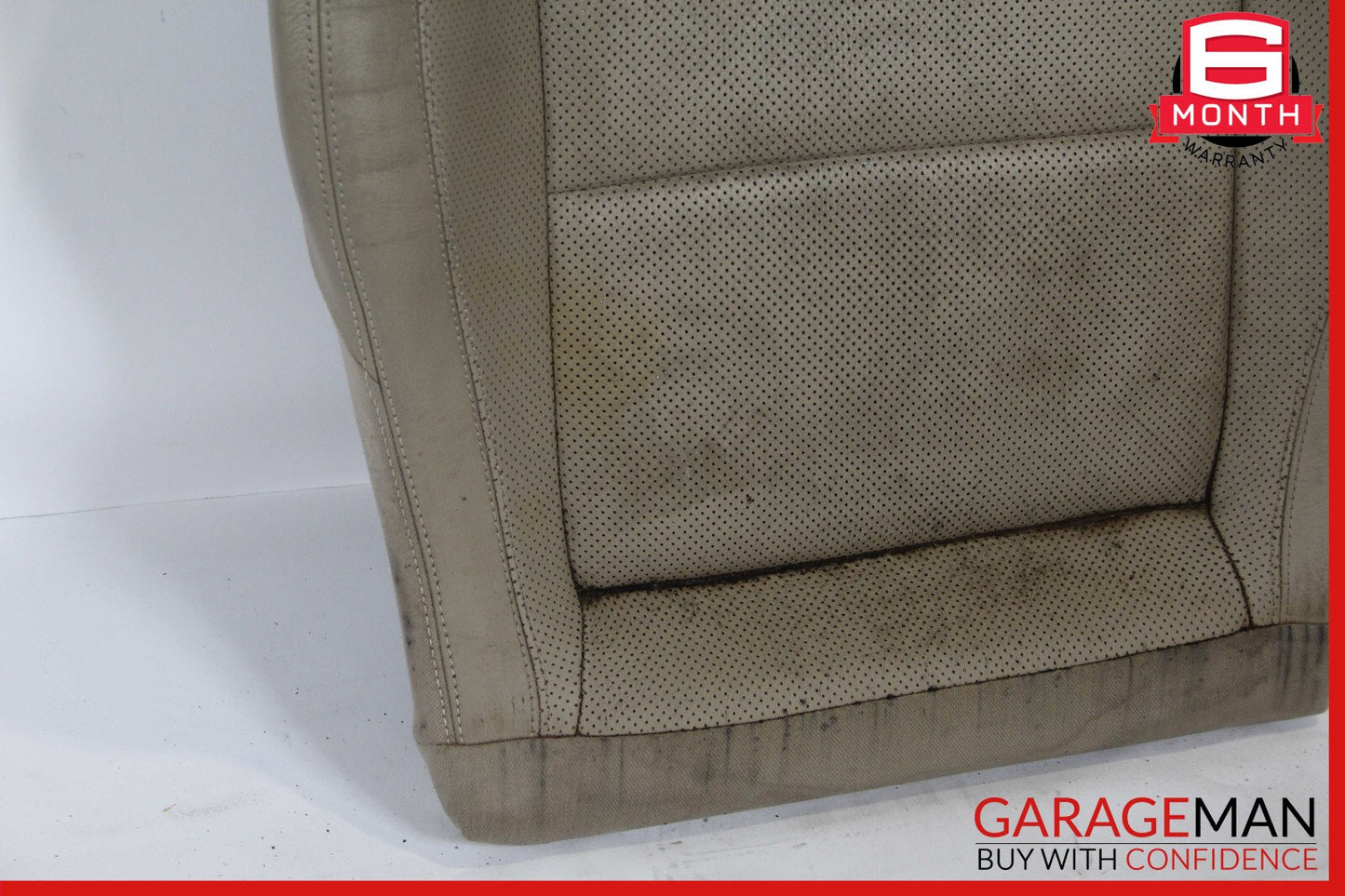 10-17 Mercedes W207 E350 E550 Front Right Lower Bottom Seat Cushion Cover Gray