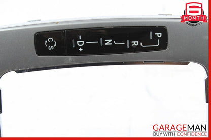08-14 Mercedes C300 GLK350 E350 Center Console Shift Shifter Bezel Trim Silver