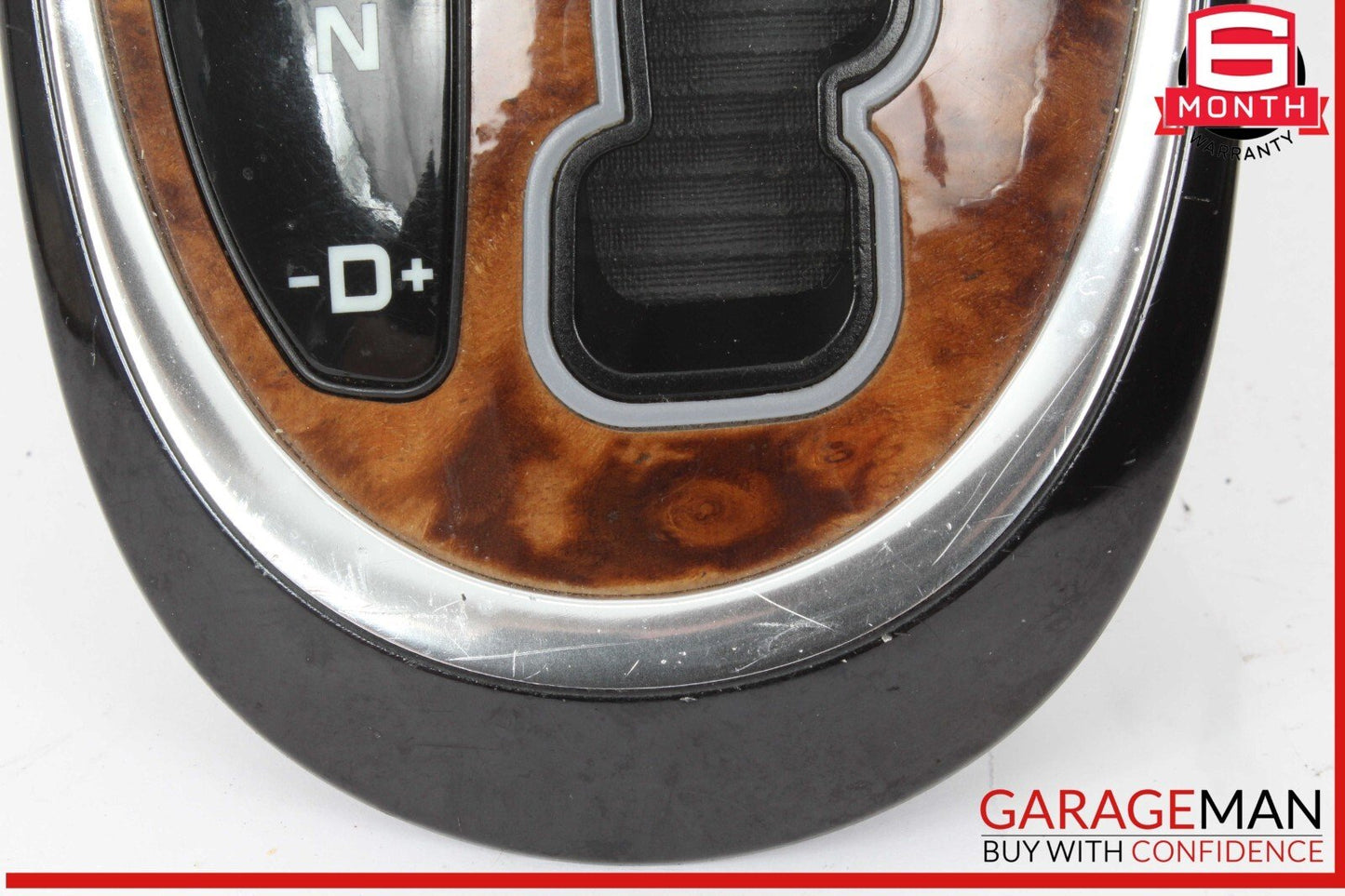 03-06 Mercedes W220 S55 S65 AMG Gear Shifter Bezel Trim Indicator Wood OEM