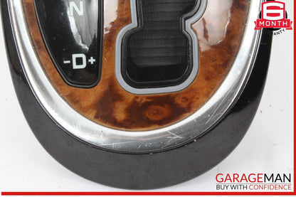 03-06 Mercedes W220 S55 S65 AMG Gear Shifter Bezel Trim Indicator Wood OEM