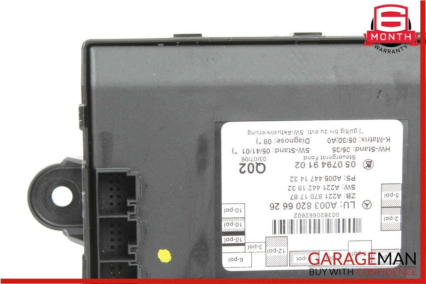 07-09 Mercedes W221 S550 Rear Left / Right Side Door Controller Module Unit