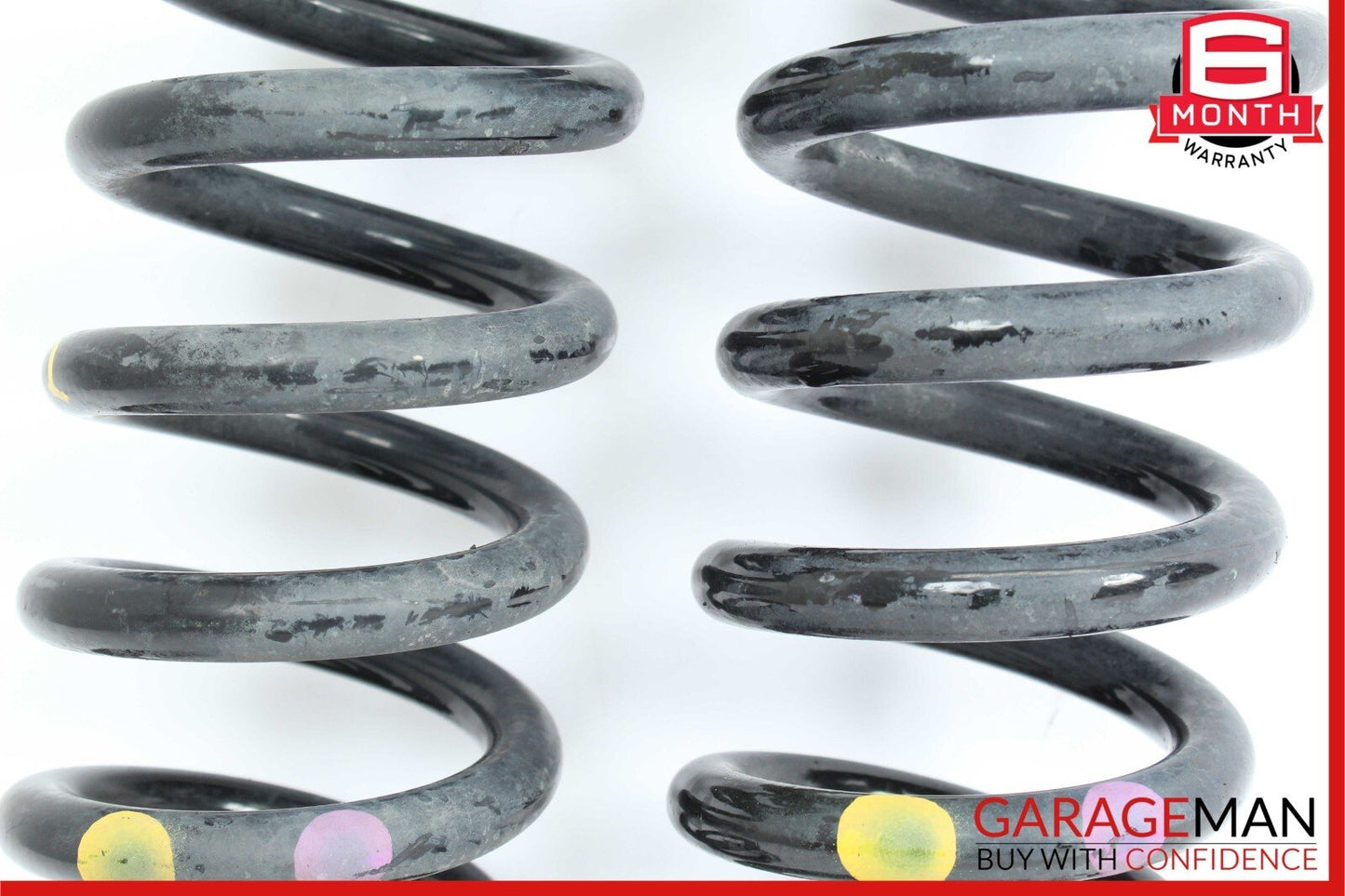 08-14 Mercedes W204 C300 Rear Left & Right Shock Absorber Coil Spring Set OEM