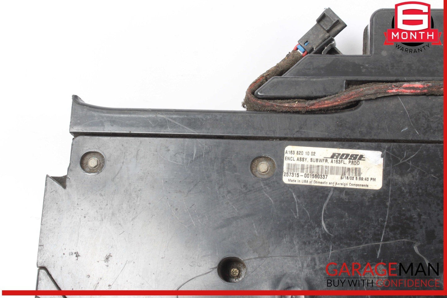 02-05 Mercedes W163 ML320 Bose Subwoofer Sub Woofer Audio Speaker Bass Box OEM