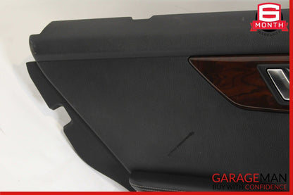 10-15 Mercedes X204 GLK250 Rear Left Side Interior Door Trim Cover Panel Black