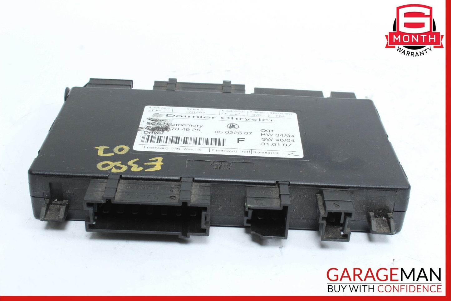 03-12 Mercedes GL320 E350 CLS550 E320 ML500 Front Left Side Seat Control Module