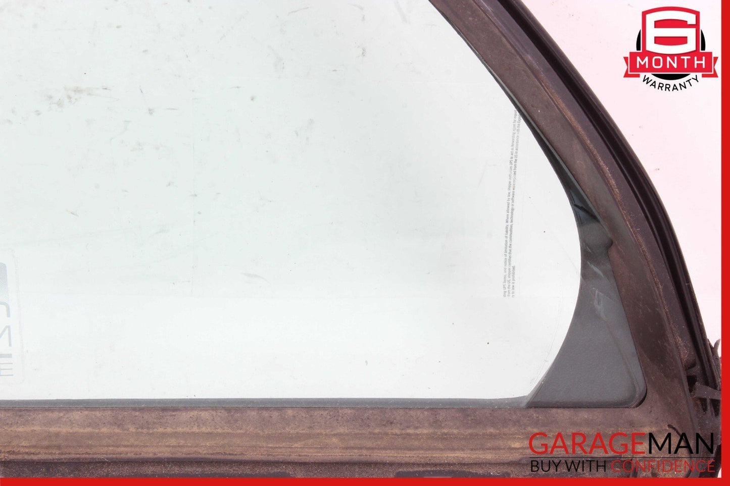 94-00 Mercedes W202 C230 Rear Left Passenger Side Door Quarter Window Glass OEM