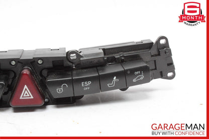 03-06 Mercedes W220 S430 S55 AMG Center Dash Switch ESP Hazard Door Lock Control