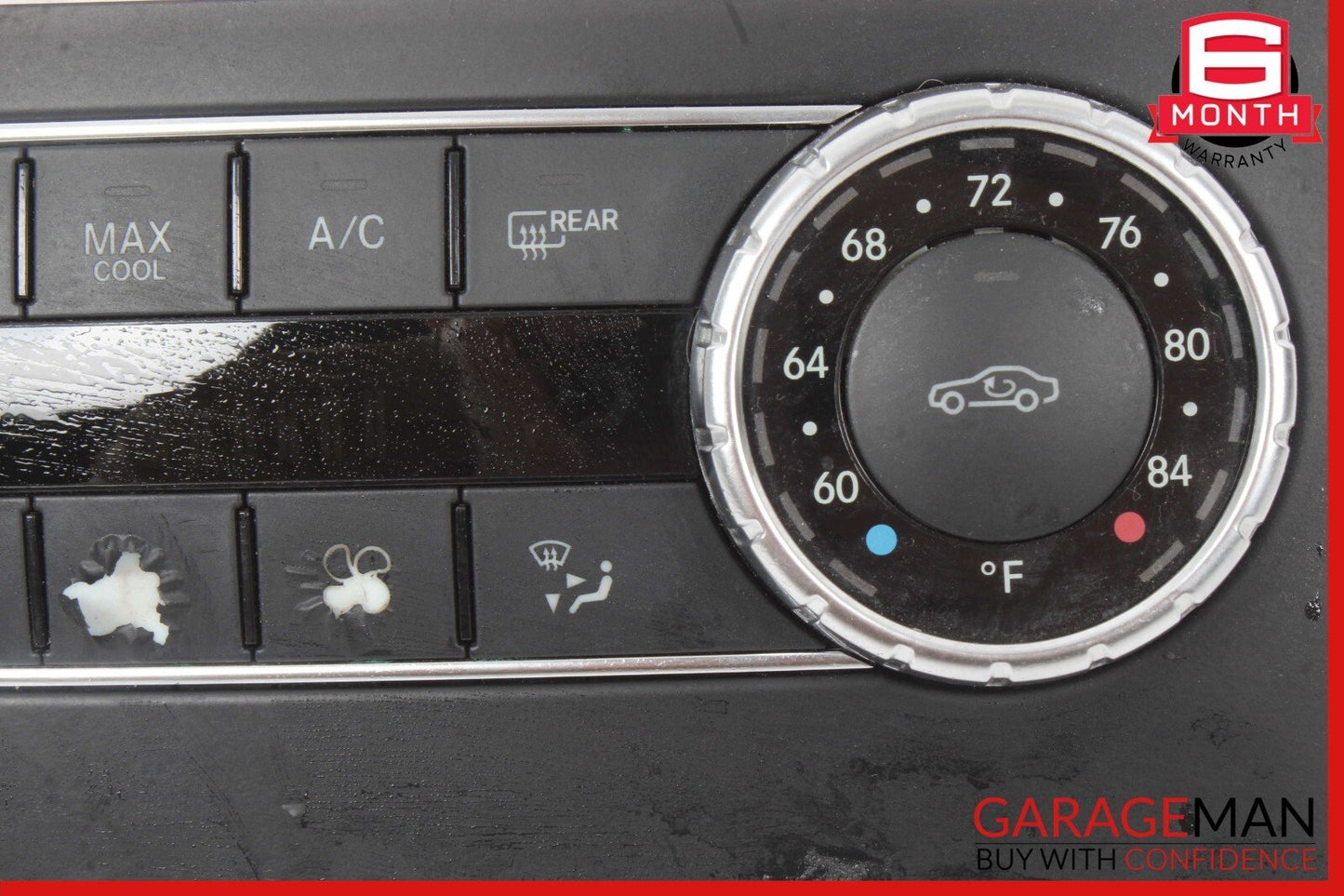 12-14 Mercedes W204 C250 AC A/C Climate Temperature Heater Switch Control Panel