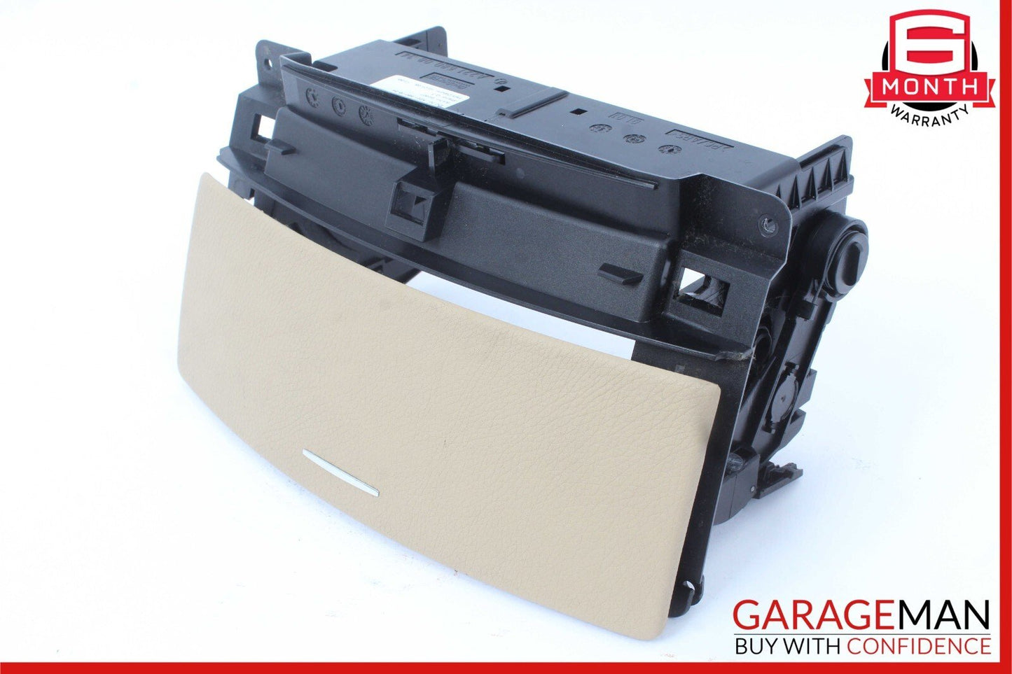07-13 Mercedes W221 S550 S450 Center Console Dashboard CD Player Cover Beige OEM