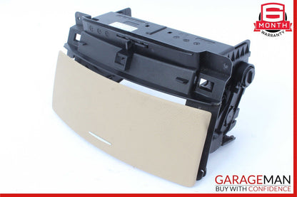 07-13 Mercedes W221 S550 S450 Center Console Dashboard CD Player Cover Beige OEM