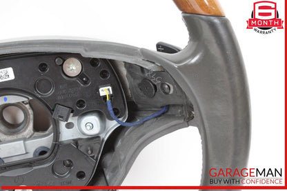 07-10 Mercedes W221 S550 4 Spoke Steering Wheel w/ Paddle Shifters OEM