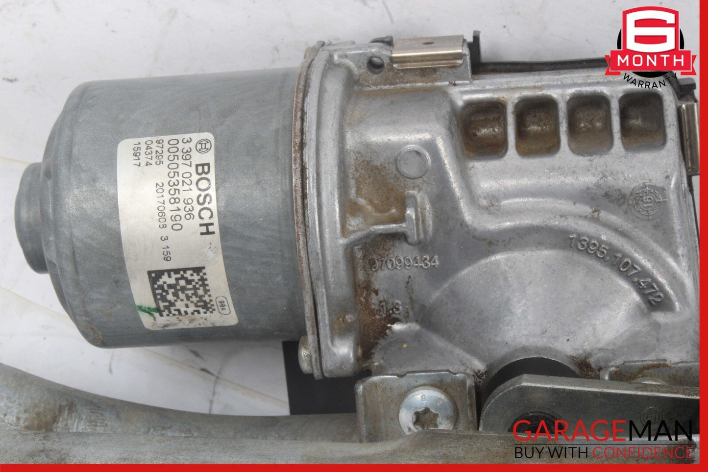 17-22 Alfa Romeo Giulia Front Windshield Wiper Motor Linkage Assembly OEM