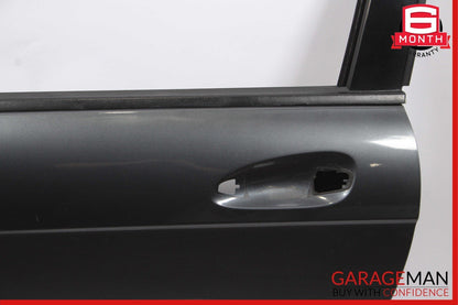 12-14 Mercedes W204 C350 C250 Coupe Front Left Exterior Door Shell Frame Gray
