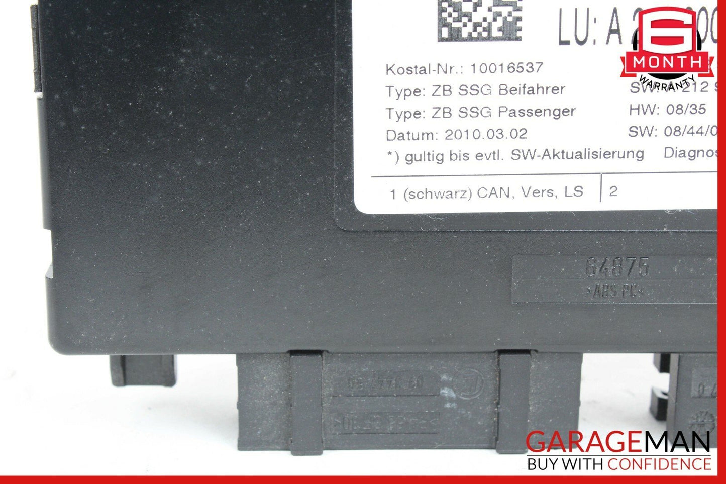 08-17 Mercedes W212 E500 Front Right Passenger Side Seat Control Module Unit OEM