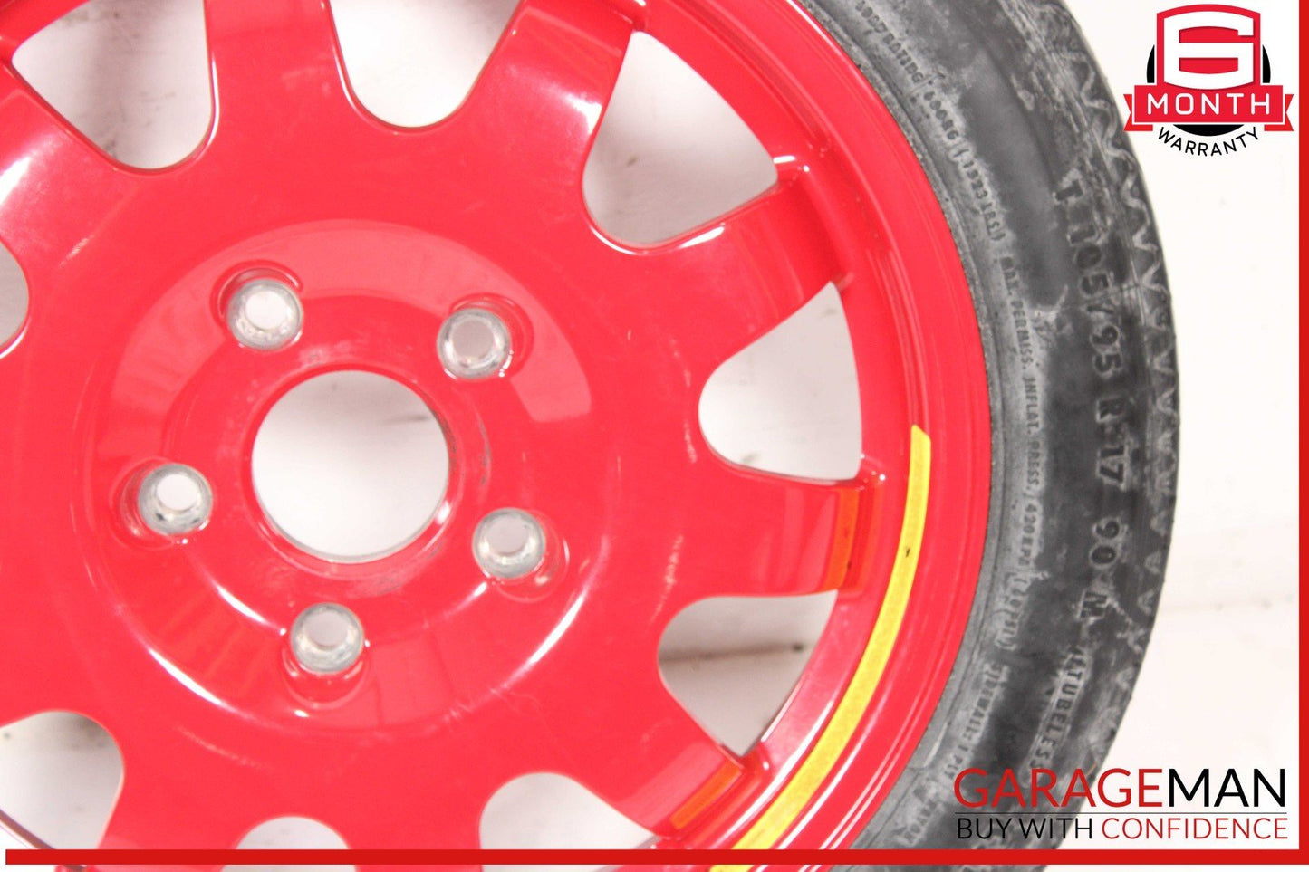 97-04 Porsche Boxster 986 Carrera 911 Spare Tire Wheel Rim Tire T105/95 R17 OEM