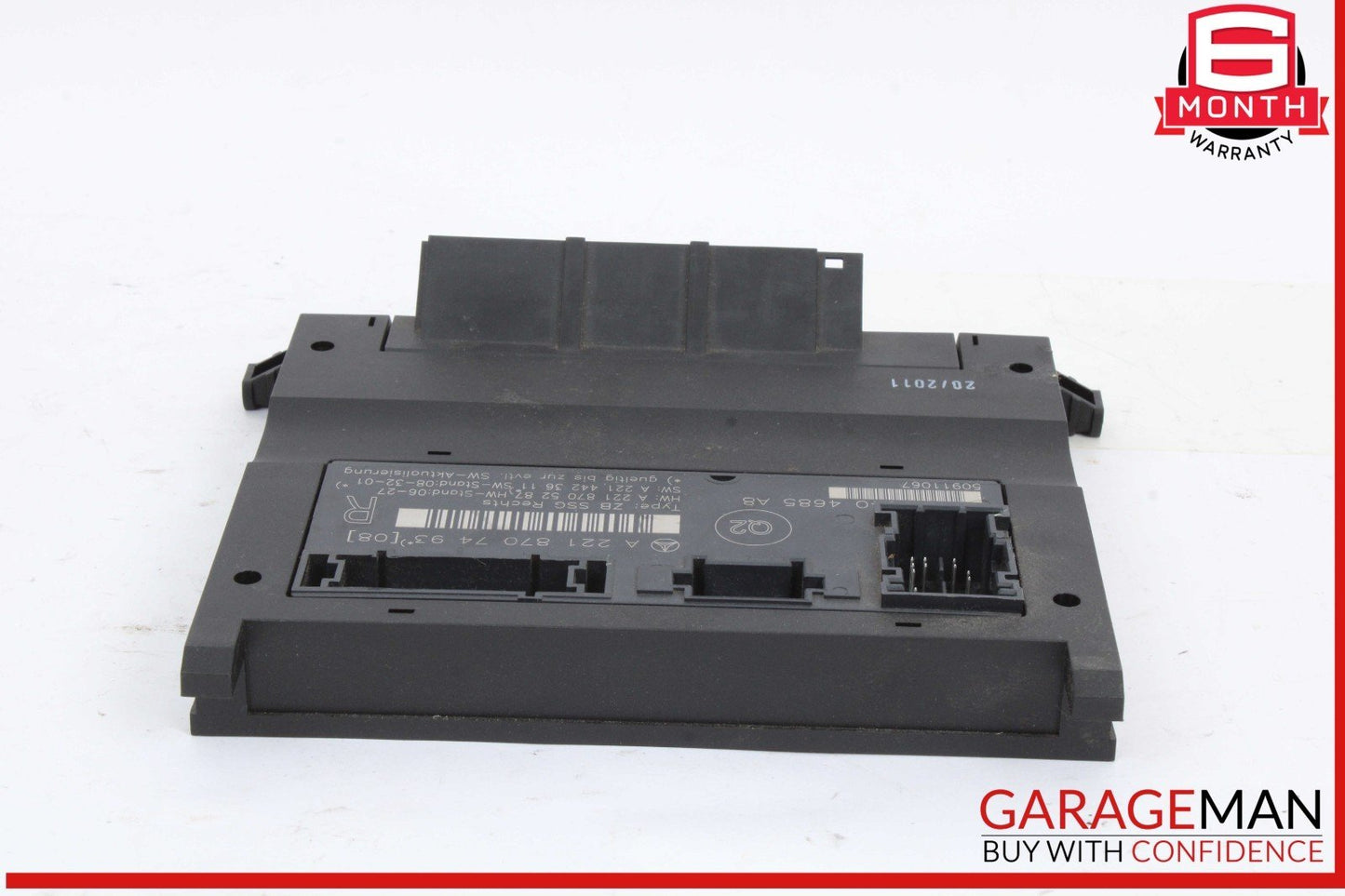 07-13 Mercedes-Benz S400 W221 Front Right Under Seat Control Module 2218707493