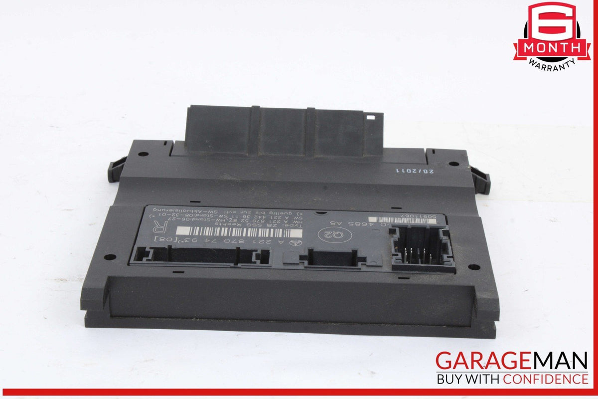 2007-2013 Mercedes-Benz S400 W221 Under Seat Control Module 2218707493 Genuine