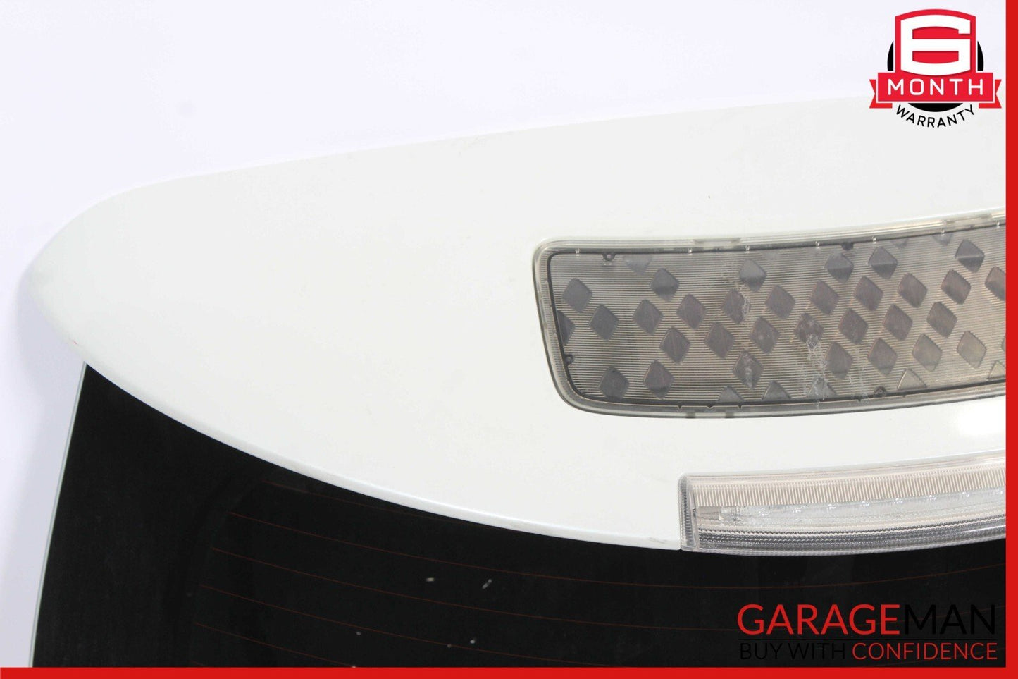 11-12 Nissan Leaf Rear Door Deck Liftgate Tailgate Trunk Lid White OEM