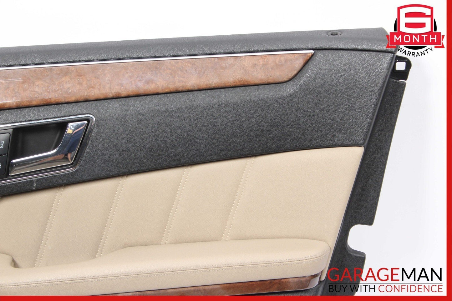 10-13 Mercedes W212 E350 E550 Front Right Side Interior Door Panel Cover Beige