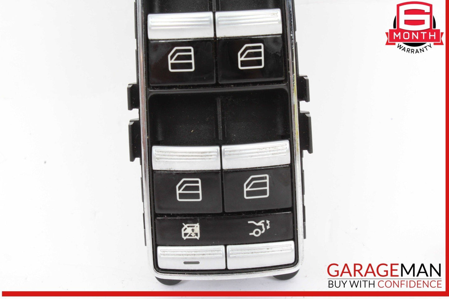 09-13 Mercedes W221 S550 S600 Front Left Side Window Control Switch Black OEM