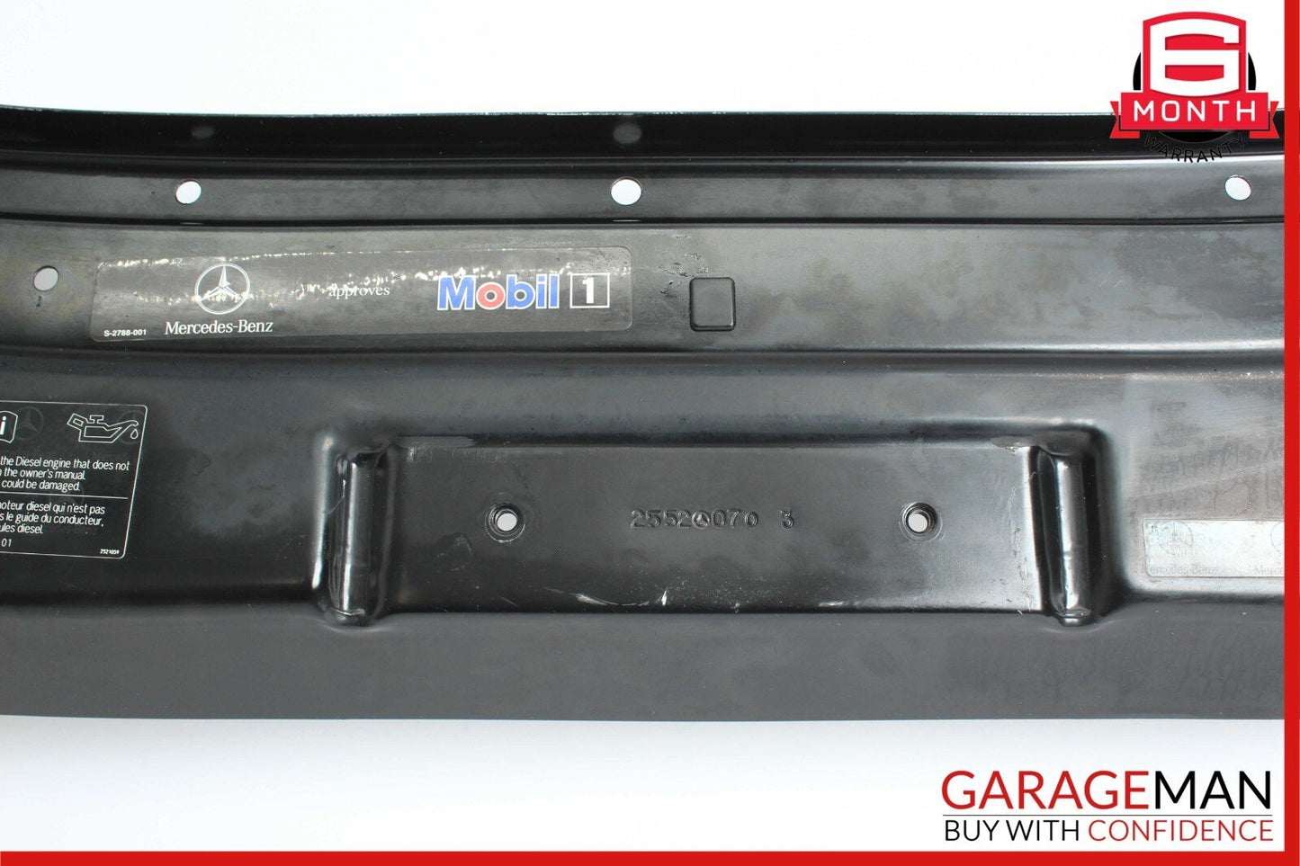 06-12 Mercedes W164 ML350 Upper Radiator Core Tie Bar Support 0019890803 OEM