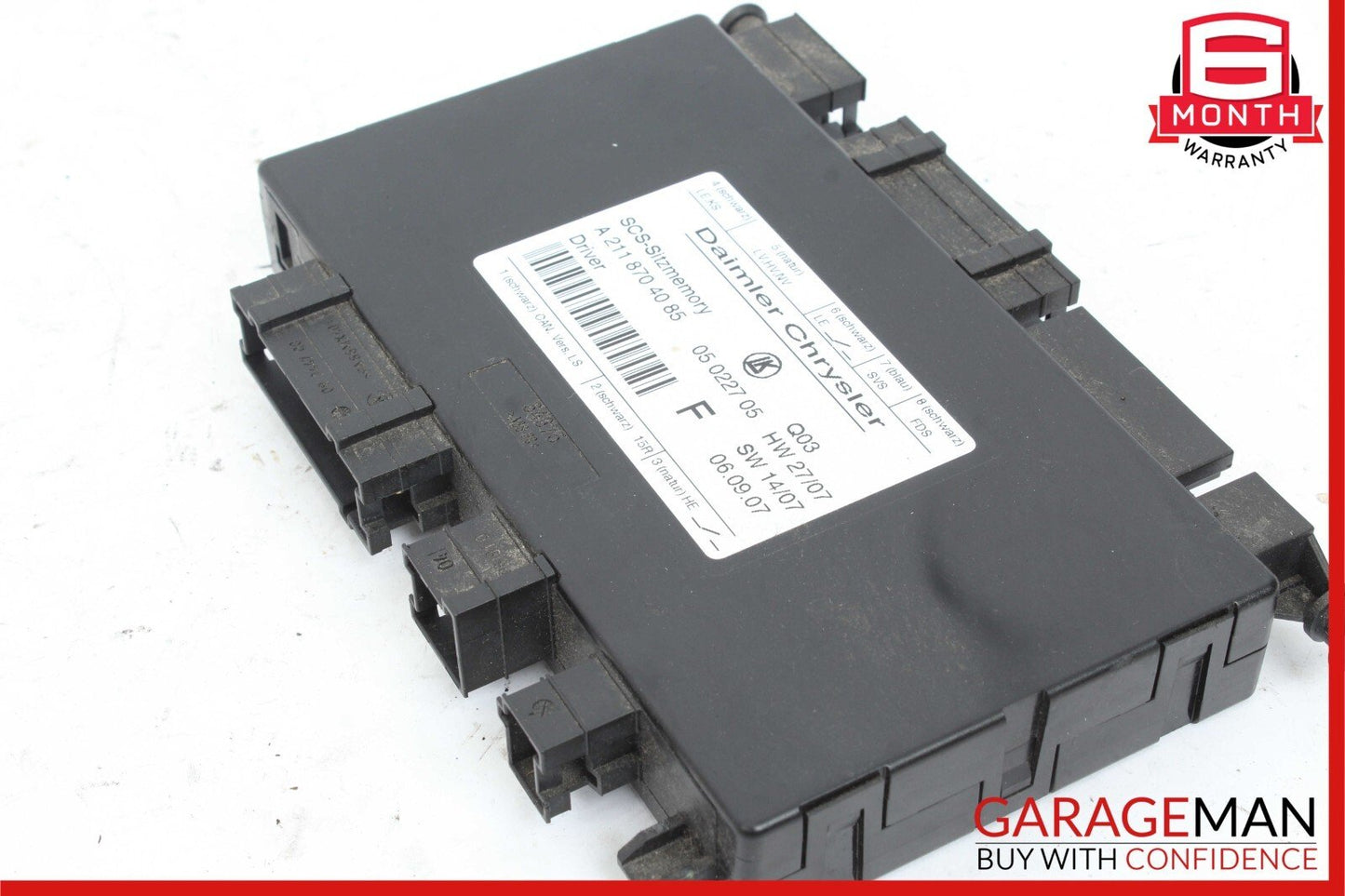 03-12 Mercedes W211 E350 SLK280 GL550 E320 Seat Control Module Left Side OEM
